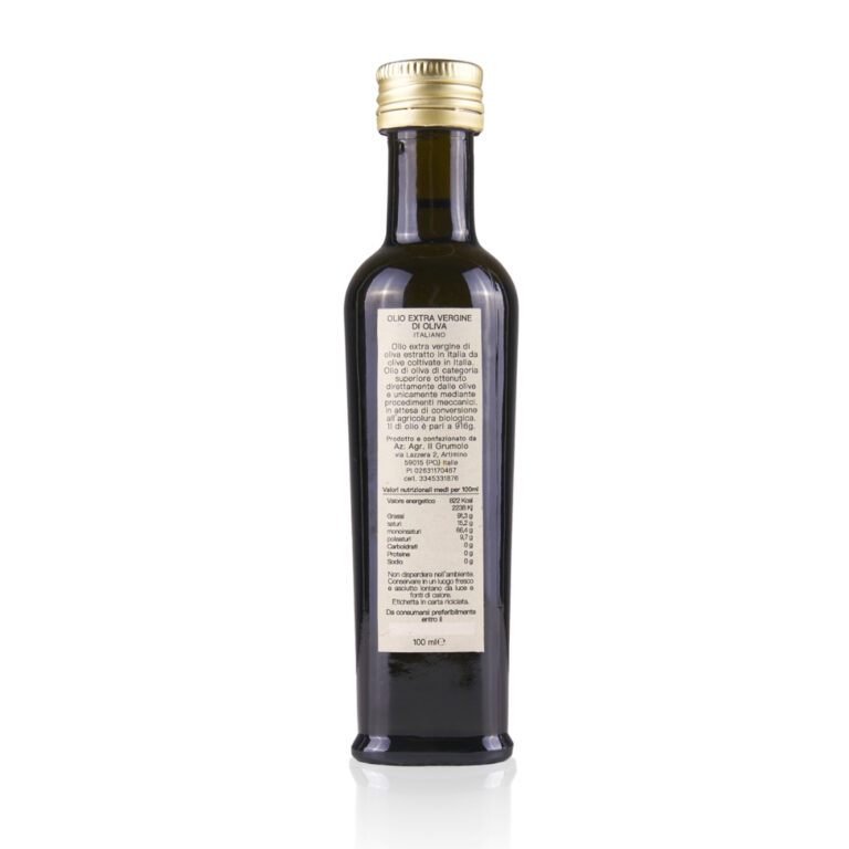 Olio Il Grumolo - bottiglia piccola retro